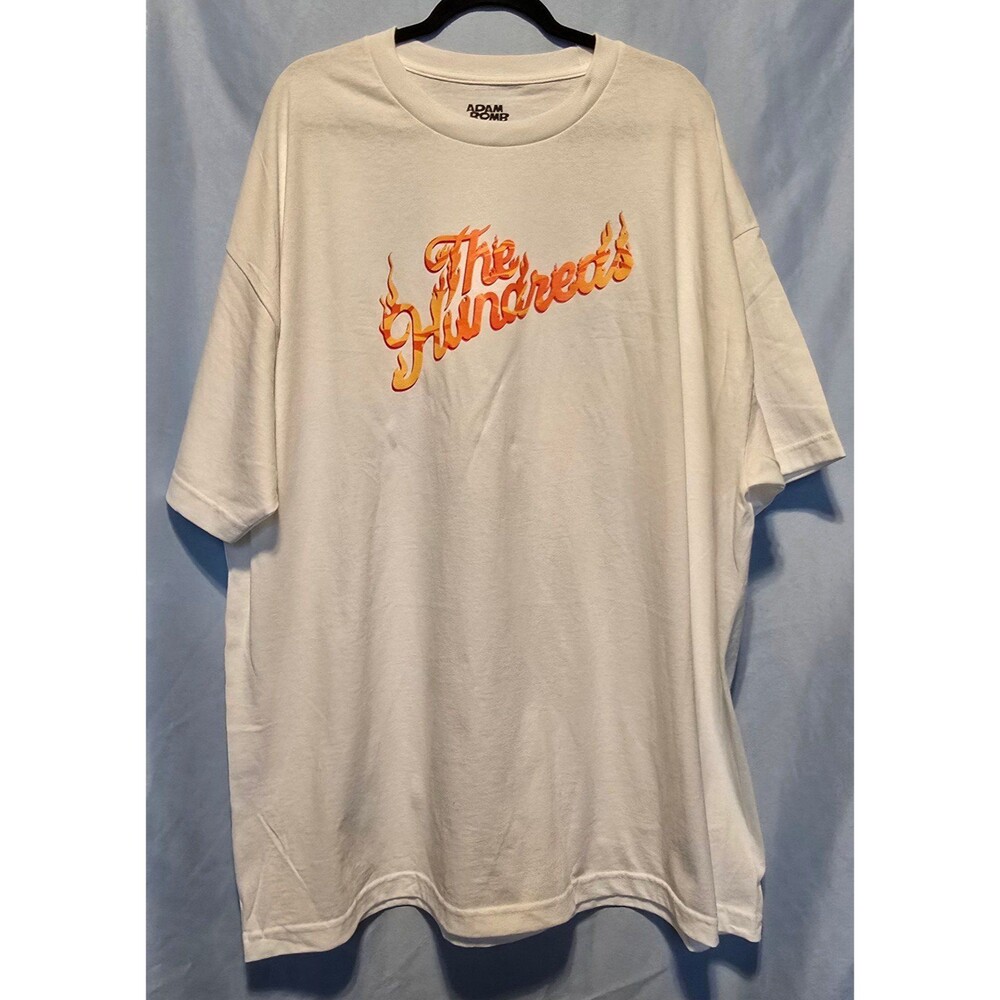 The Hundreds White Tee with Fire Orange logo Size 3Xl NWOT